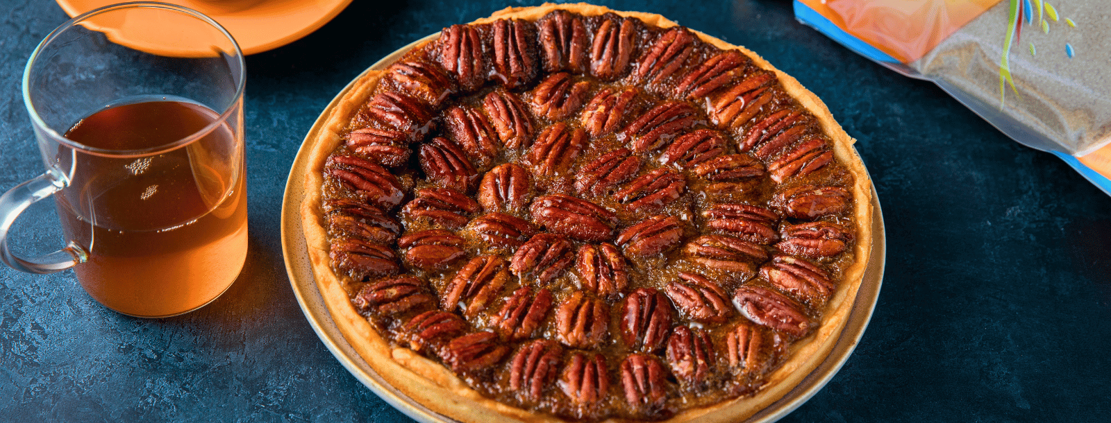 HEADER - LANDING PAGE - TARTE NOIX DE PECAN RECETTE - LA PERRUCHE
