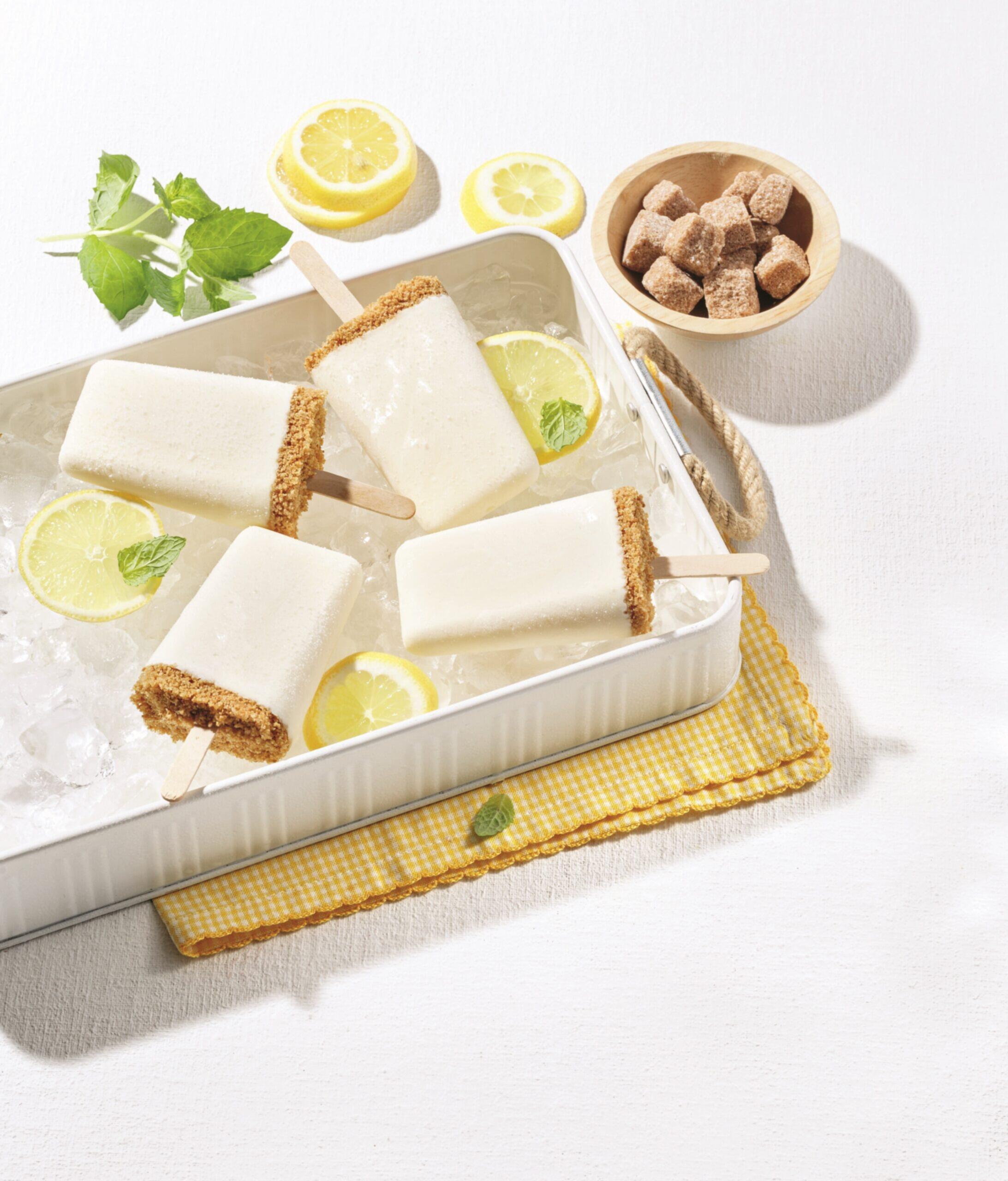 Popsicles tarte au citron