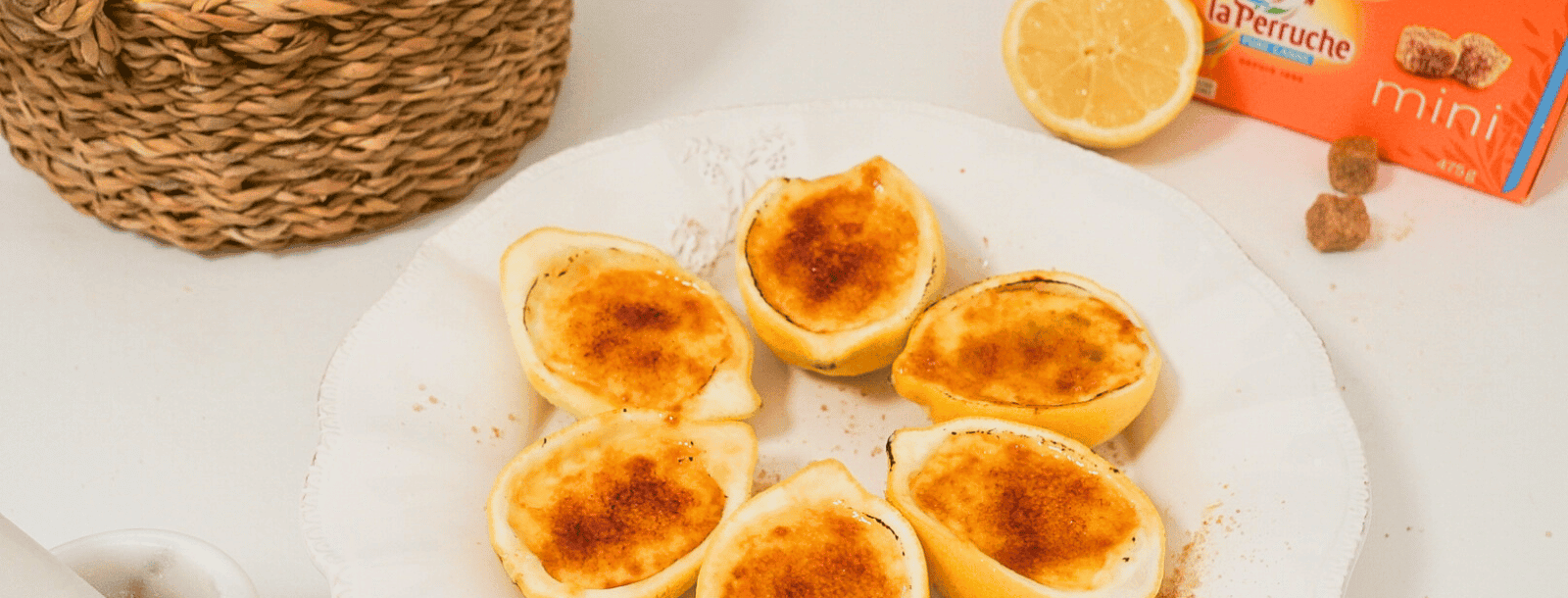 Crème brûlée au citron - La Perruche