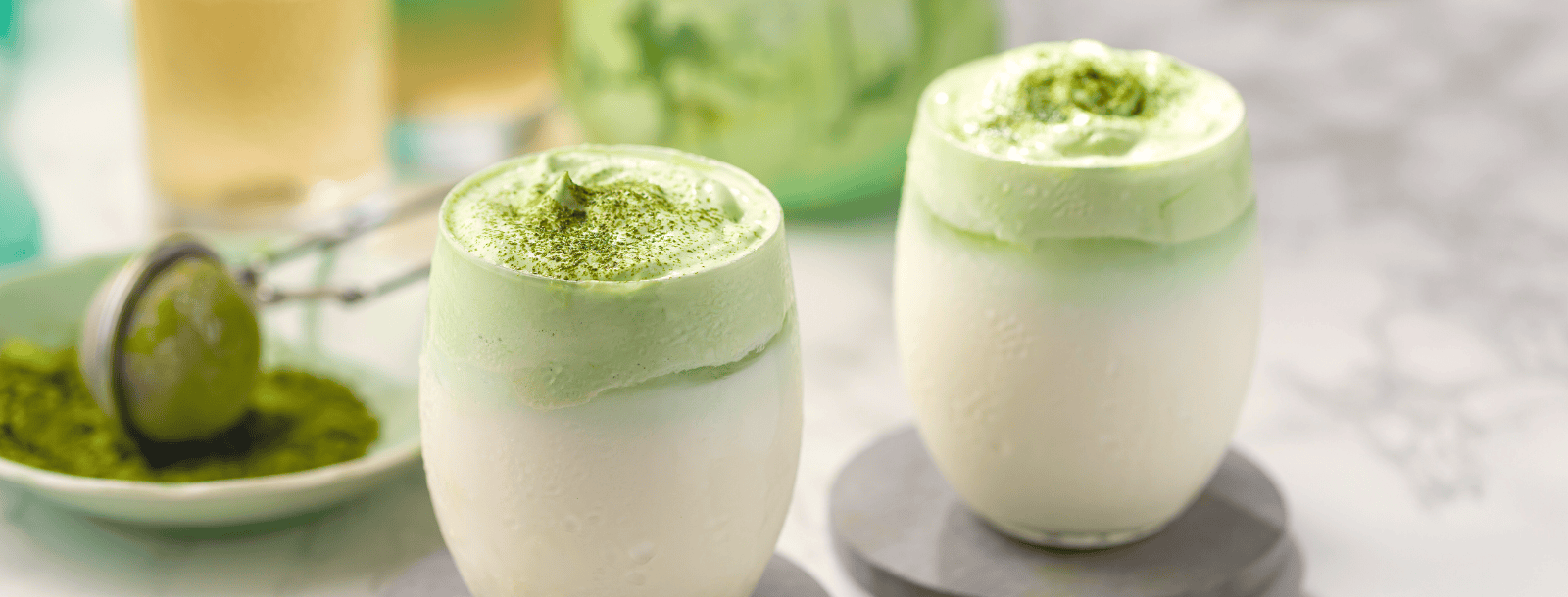 Recette de matcha latte froid simple et rapide La Perruche