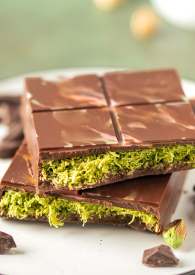 Tablette de chocolat Dubaï