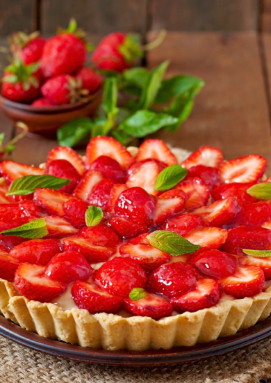 Tarte aux fraises